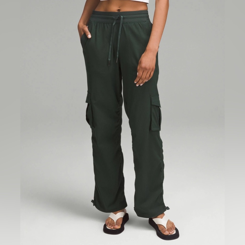 lululemon Dark Green Cargo Jogger Pants